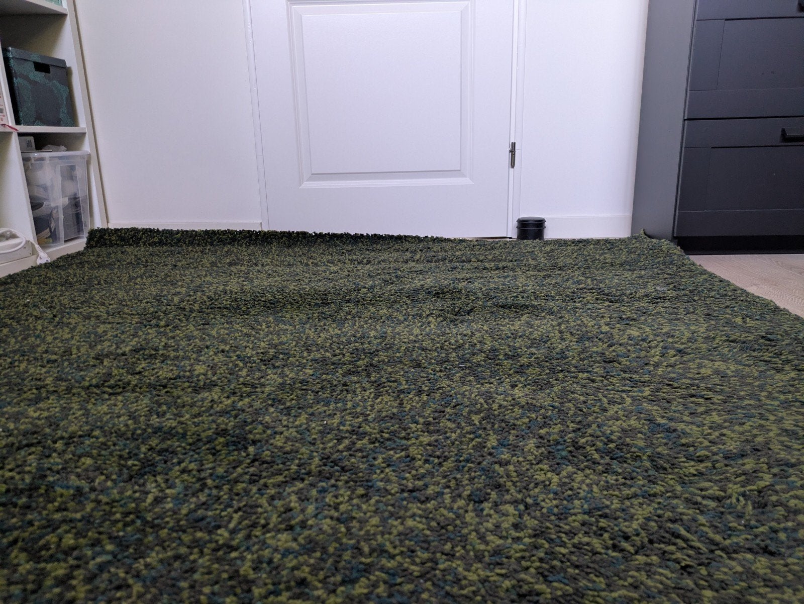 Vloerkleed groen gemêleerd, Huis en Inrichting, Stoffering | Tapijten en Kleden, Ophalen, 150 tot 200 cm, 200 cm of meer, Zo goed als nieuw