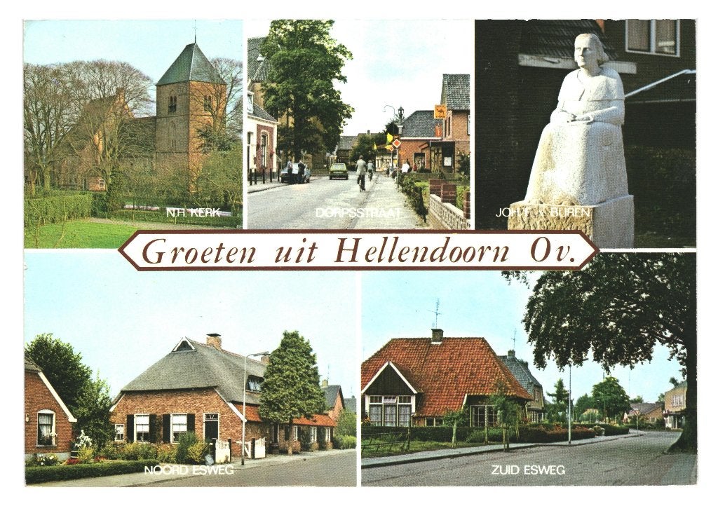 36848 Hellendoorn Ov 482 Gelopen met postzegel