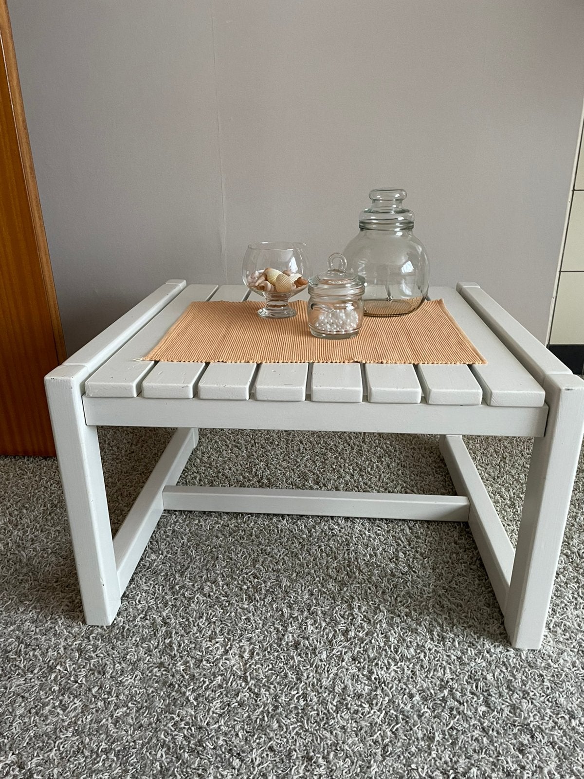 Tafeltje, Huis en Inrichting, Tafels | Salontafels, Ophalen, Gebruikt, Vierkant, 50 tot 100 cm