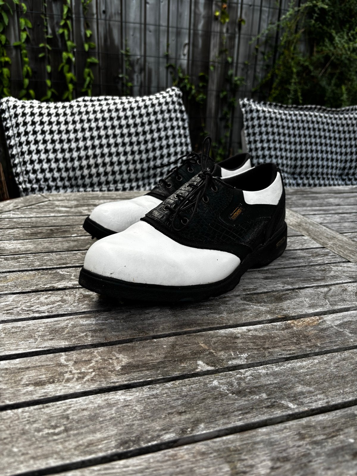 Zwart-witte golfschoenen - Cotswold - Maat 45, Ophalen, Gebruikt, Schoenen, Overige merken