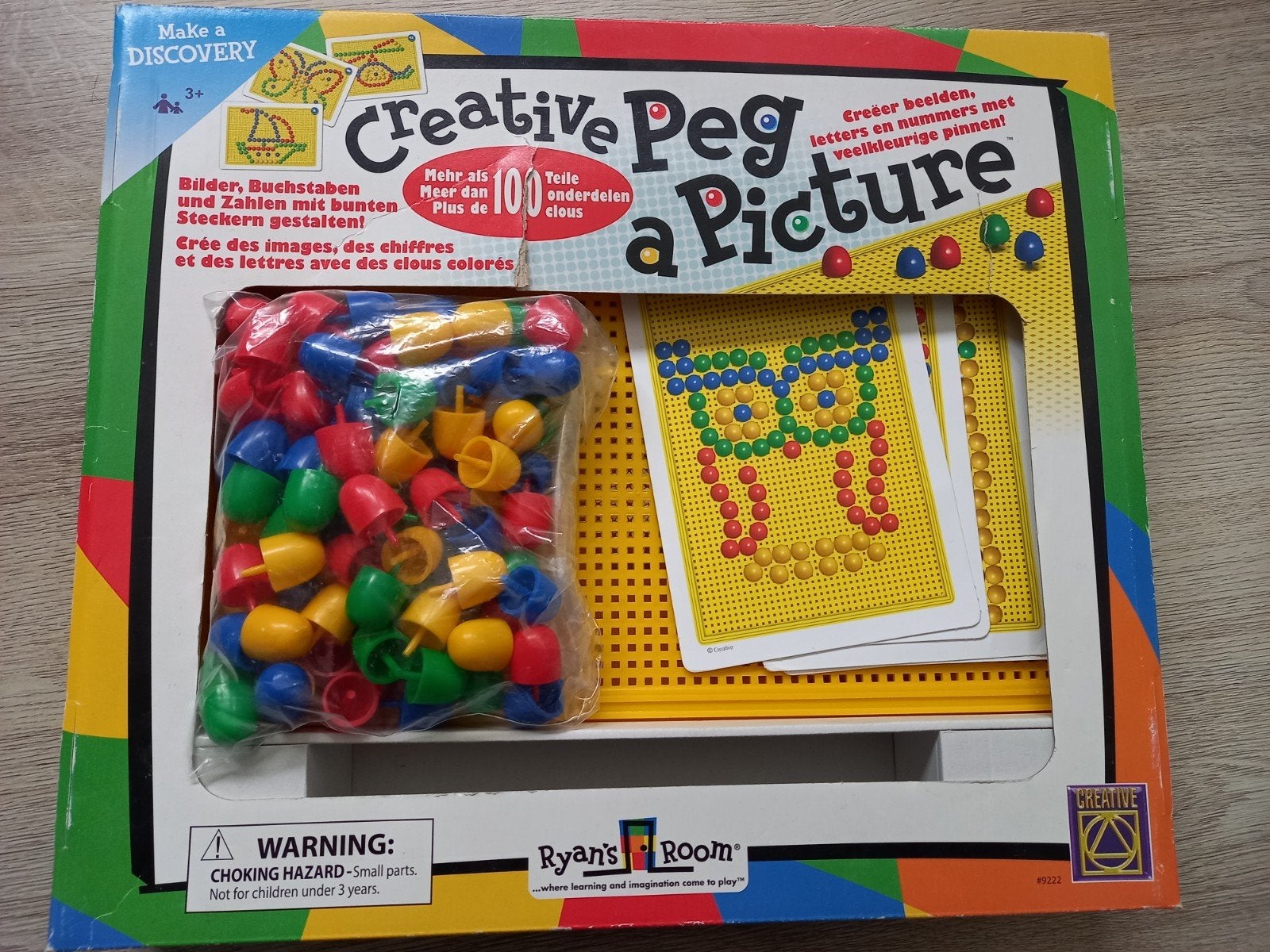 Creative Peg a Picture - Puzzel- en knutselset, Kinderen en Baby's, Speelgoed | Educatief en Creatief, Ophalen of Verzenden, Gebruikt