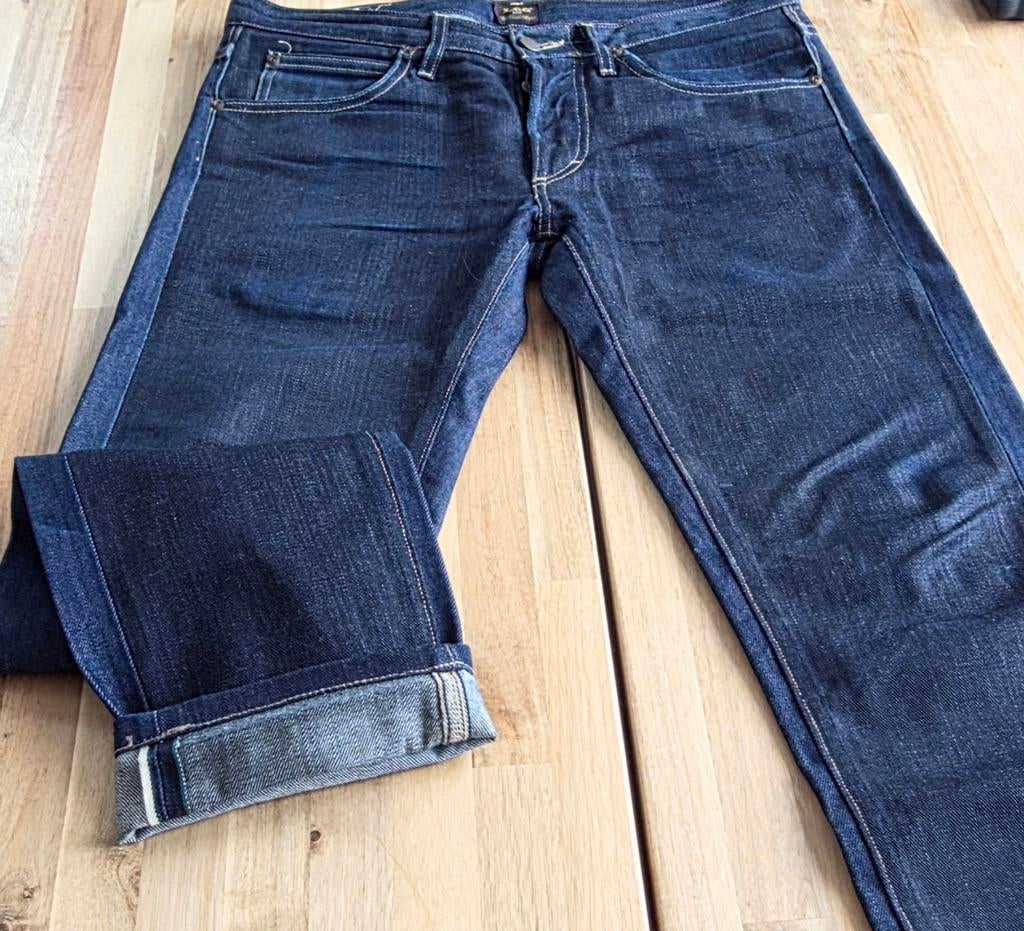 LEE  101S Rider Selvedge Denim | Fabric mix | 30/32, Blauw, W32 (confectie 46) of kleiner, Ophalen of Verzenden, Zo goed als nieuw