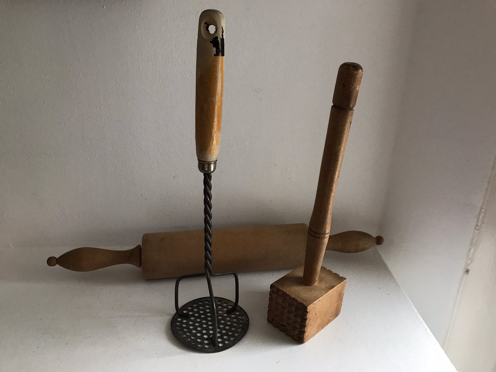 Keukengerei deegroller en stampers, Ophalen of Verzenden