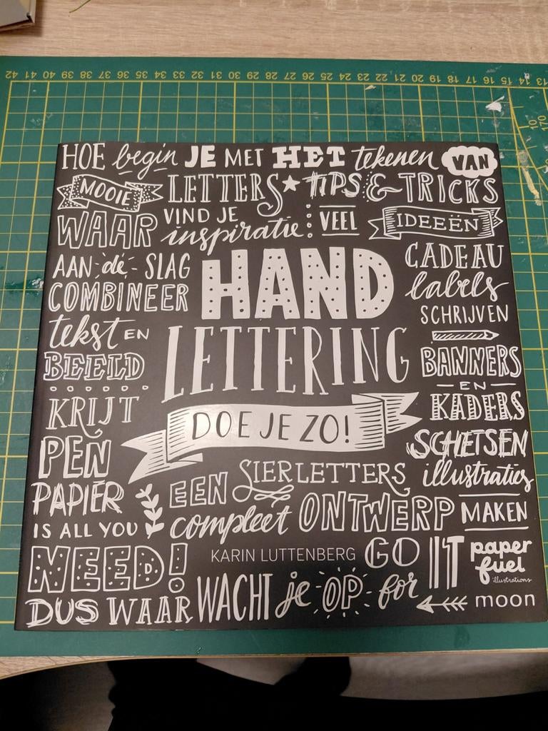 Handlettering boek Karin Luttenberg, Ophalen of Verzenden