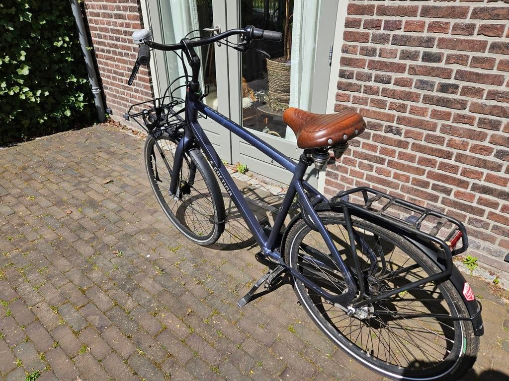 Nette herenfiets, stadsfiets Cortina Common maat 56., Versnellingen, Zo goed als nieuw, Ophalen, Overige merken