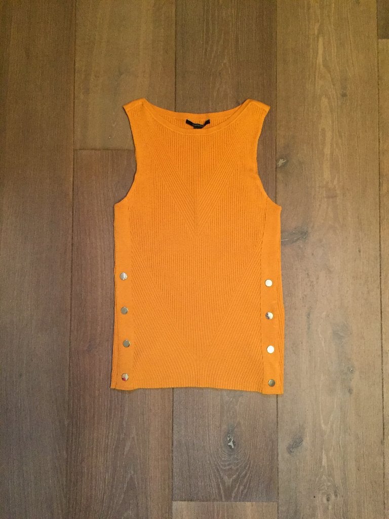 Nieuw+kaartjes curry geel topje/truitje; merk Comma; maat 42, Kleding | Dames, Geel, Maat 42/44 (L), Nieuw, Zonder mouw