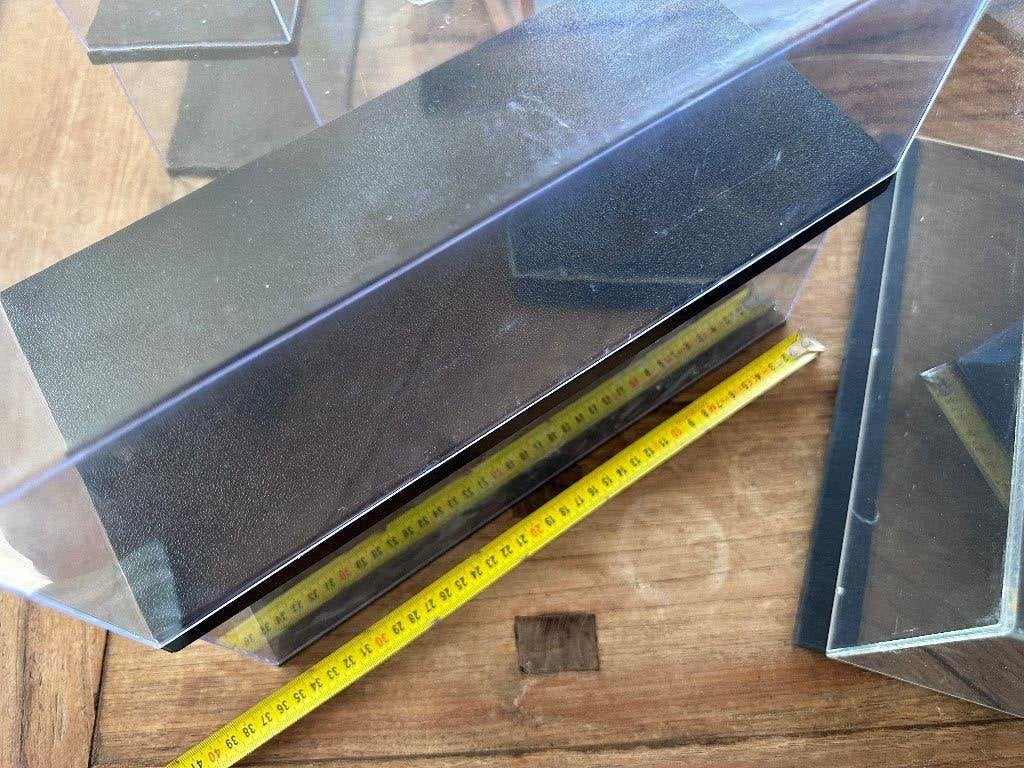plexiglas vitrine display case modelbouw diorama, Ophalen of Verzenden, Gebruikt, Groter dan 1:32