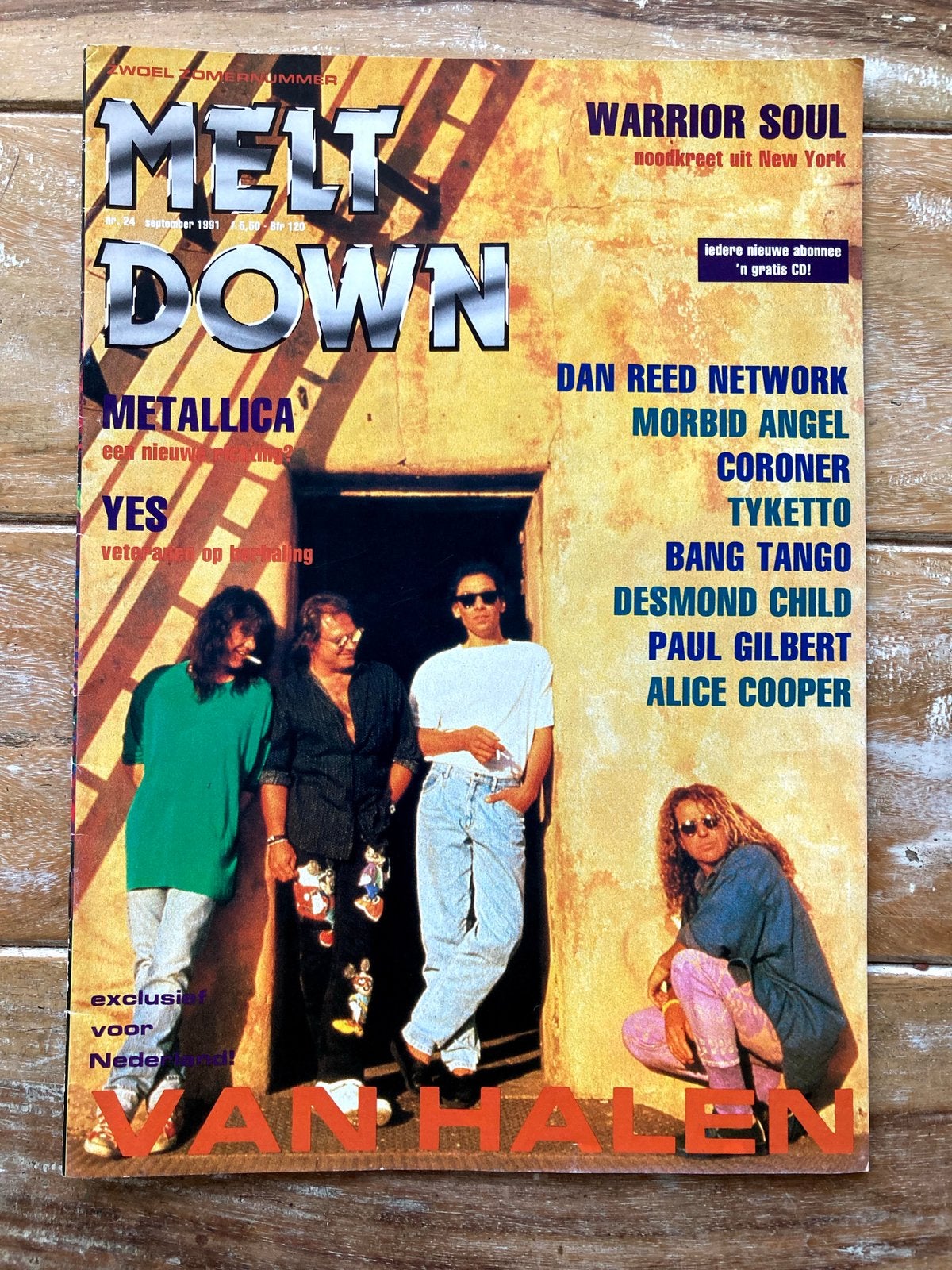 Metal Meltdown 1991 METALLICA Van Halen TYKETTO Coroner YES, Ophalen of Verzenden, Zo goed als nieuw, Muziek, Film of Tv