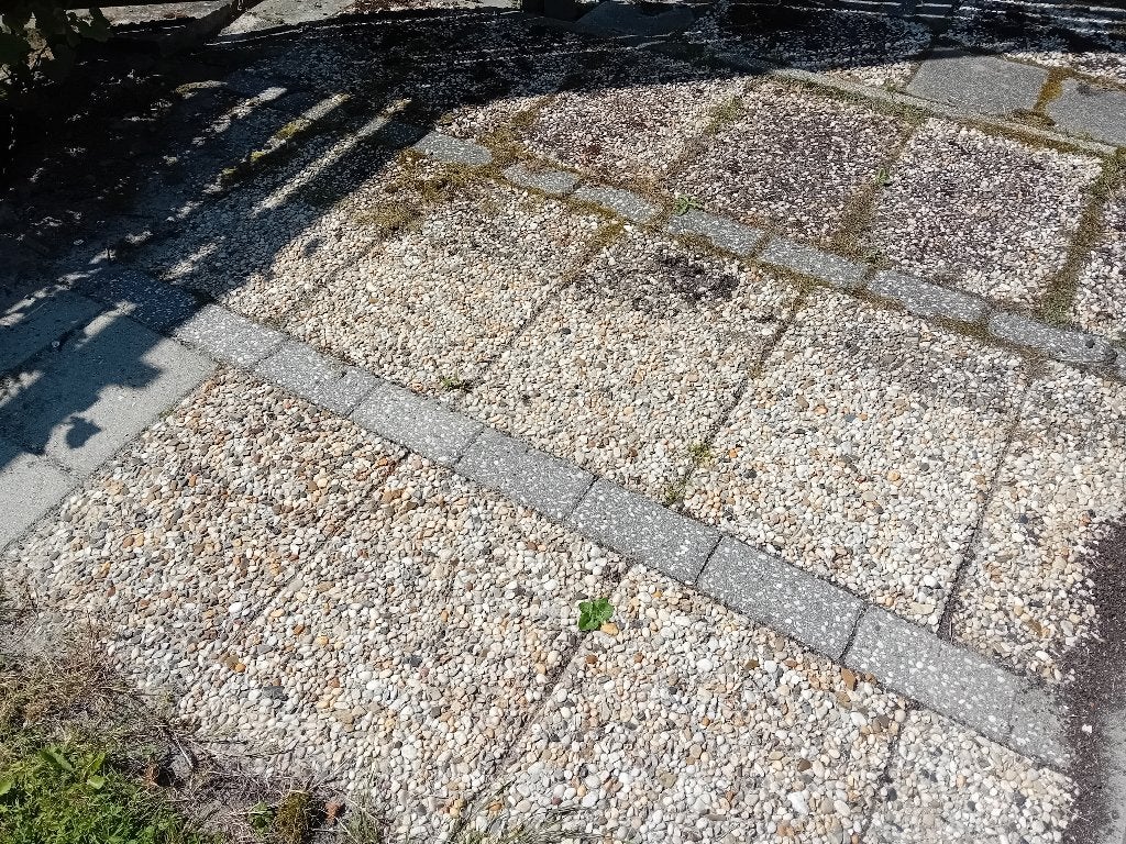 Gratis grindtegels, Tuin en Terras, Ophalen, Gebruikt, Beton, Terrastegels