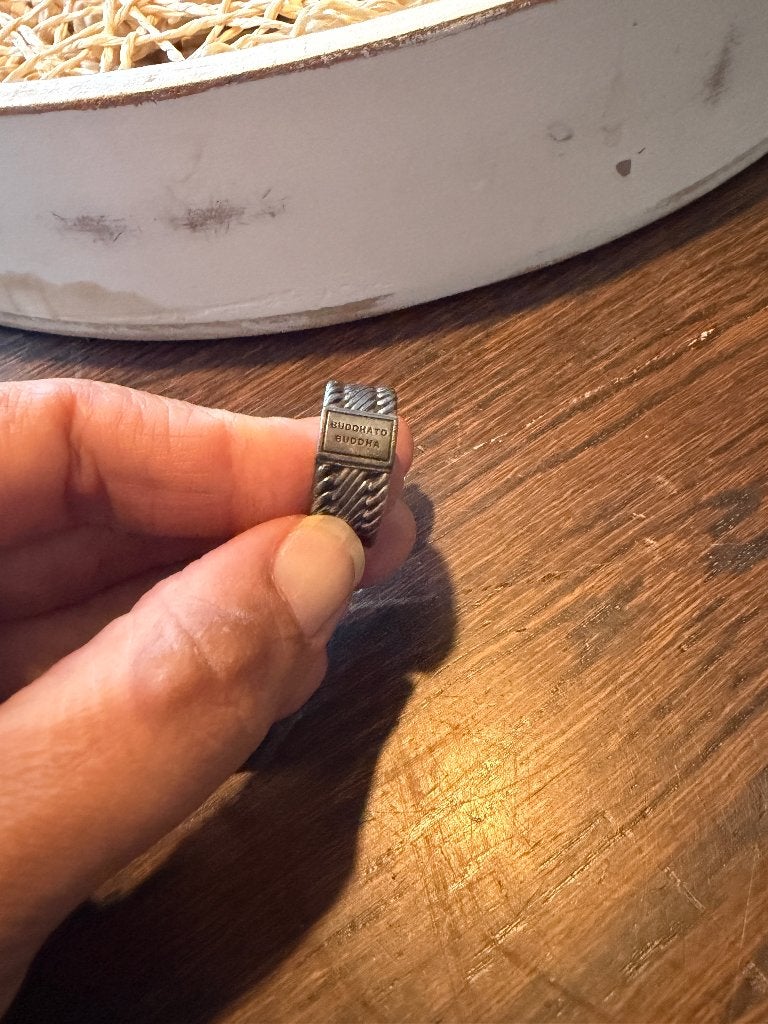 Buddha to Buddha ring edwin, Sieraden, Tassen en Uiterlijk, Ringen, Ophalen, 18 tot 19, Gebruikt, Dame of Heer