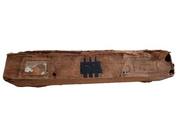 Transport doos Nederlands voor 1940 7,9 mm band., Verzamelen, ., Ophalen of Verzenden, ., Nederland