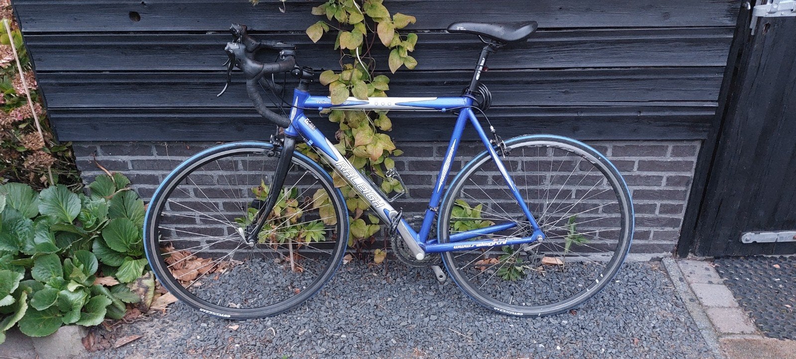 Raleigh racefiets - Blauw, 28 inch, 15 versnellingen, Ophalen, Gebruikt, Overige typen