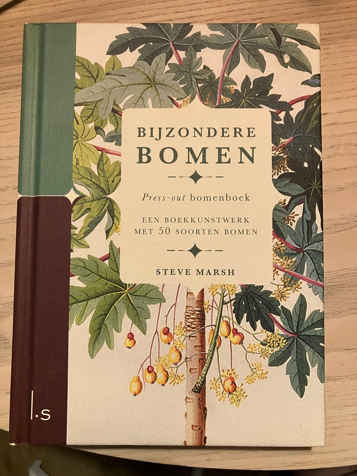 Bijzondere Bomen Press-out bomenboek boek prenten botanisch, Ophalen of Verzenden, Zo goed als nieuw, Bloemen, Planten en Bomen