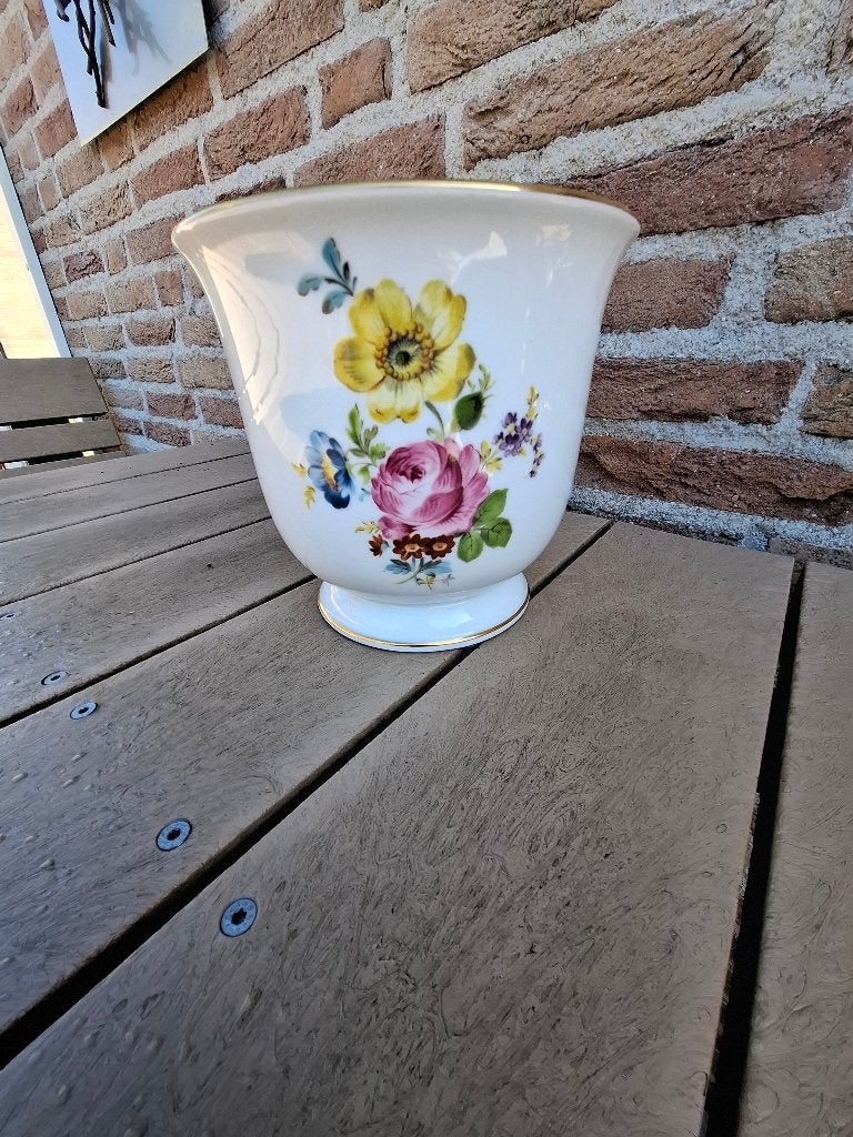 Kaiser bloempot, Tuin en Terras, Rond, Ophalen of Verzenden, Aardewerk, Minder dan 40 cm