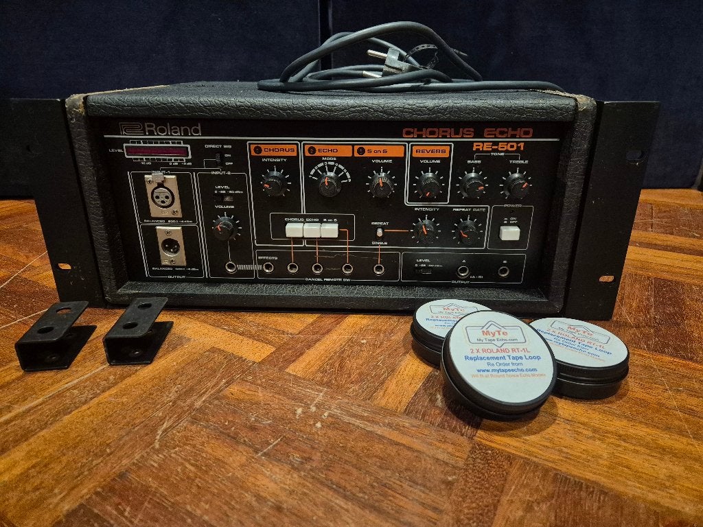 Roland RE-501 Chorus Echo - Vintage Tape Delay (1980), Muziek en Instrumenten, Effecten, Ophalen, Gebruikt, Delay of Echo