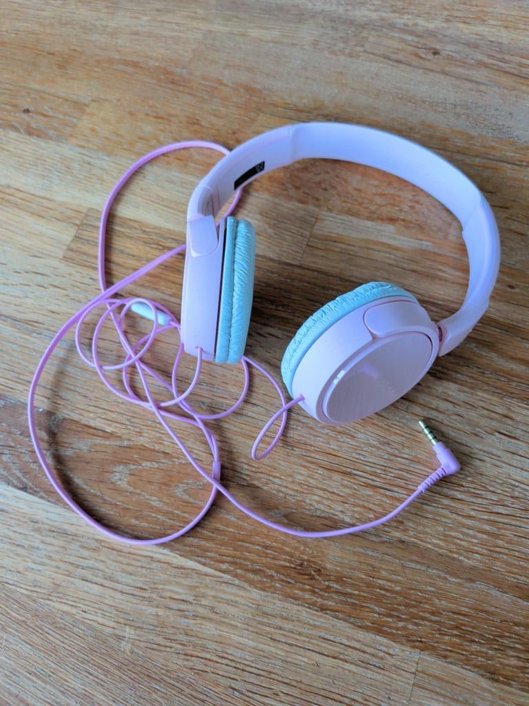 Roze Sony Hoofdtelefoon - Comfortabel en Stijlvol, Ophalen of Verzenden, Gebruikt, Sony