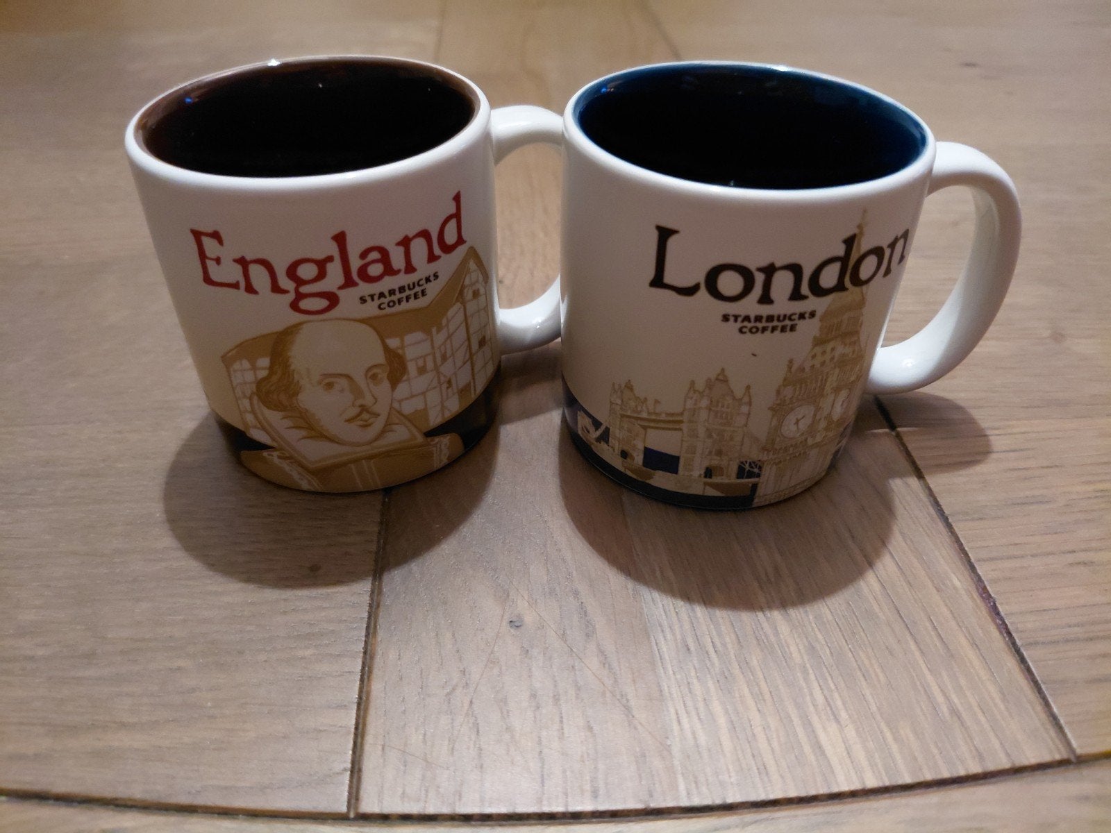 Starbucks koffiekopjes - Londen en Engeland, Ophalen of Verzenden, Zo goed als nieuw, Starbucks, Kop(pen) en/of Schotel(s)