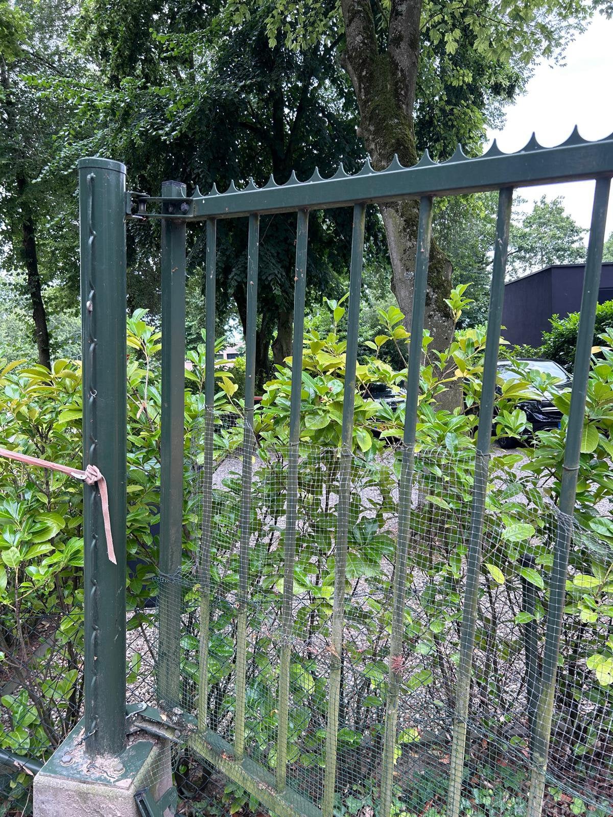 Ijzeren poort, Ophalen, Zo goed als nieuw, IJzer, Sierhekwerk
