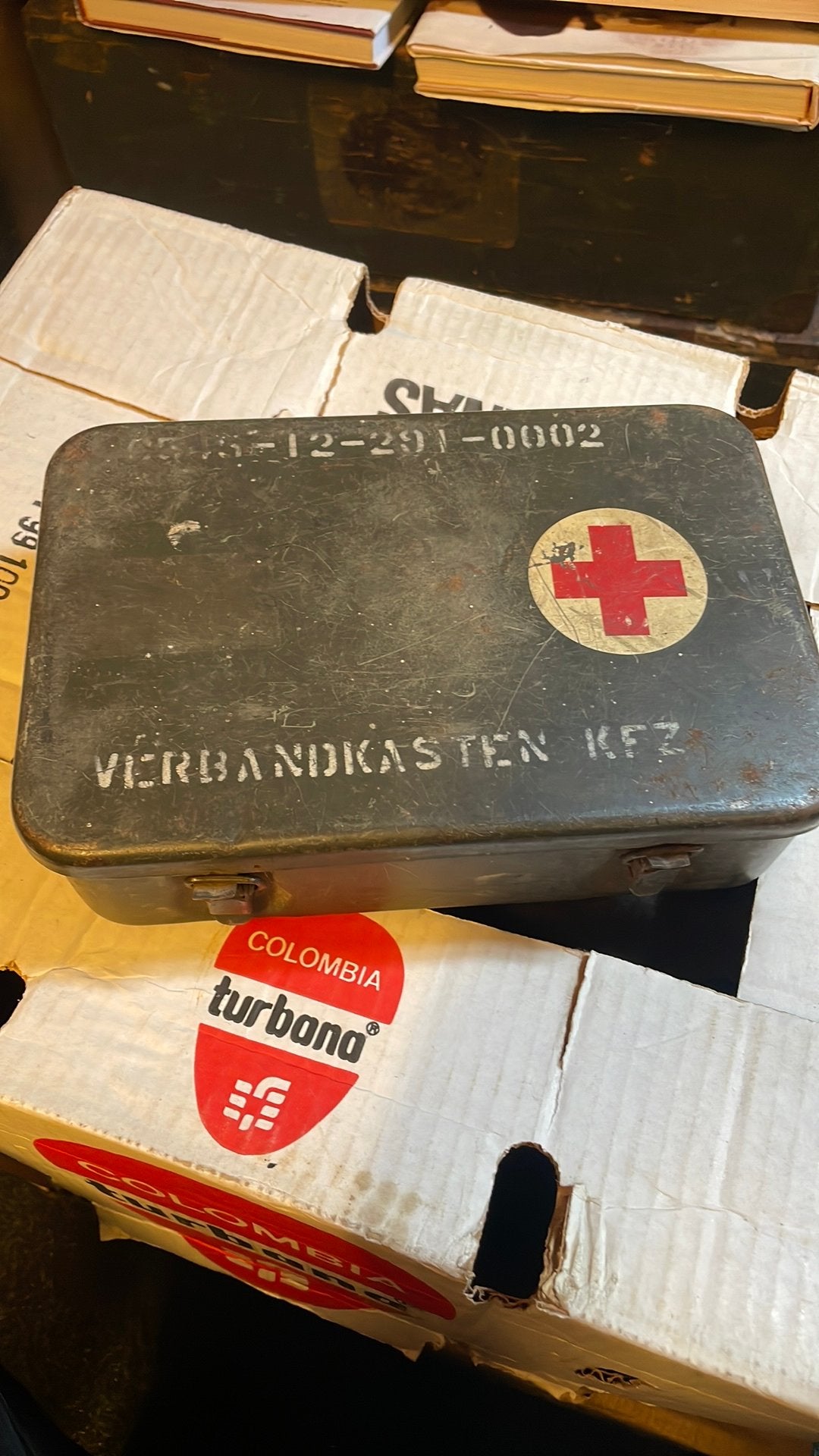 Verband kasten compleet, Ophalen of Verzenden, Landmacht, Nederland