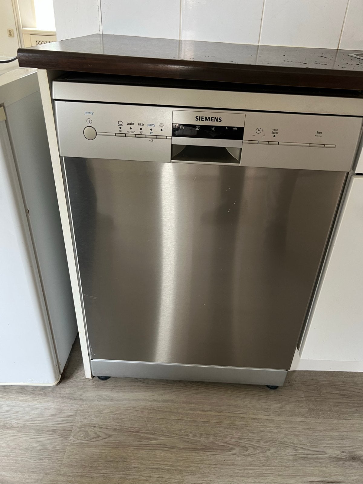 Siemens Vrijstaande Vaatwasser - Zilver, Ophalen, 60 cm of meer, Eco programma, Zo goed als nieuw