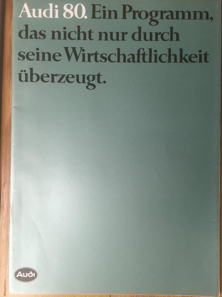 Folder van Audi 80, gedrukt aug. 1983, Ophalen of Verzenden, Nieuw, Audi
