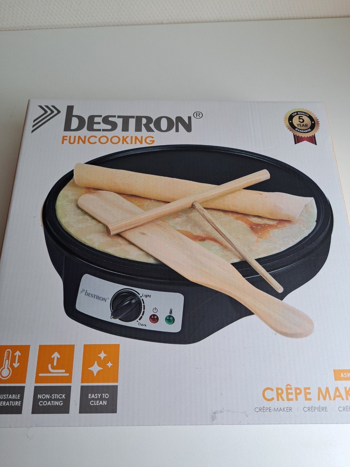 Bestron FunCooking Crêpe Maker - Nieuw in doos, Ophalen of Verzenden, Nieuw