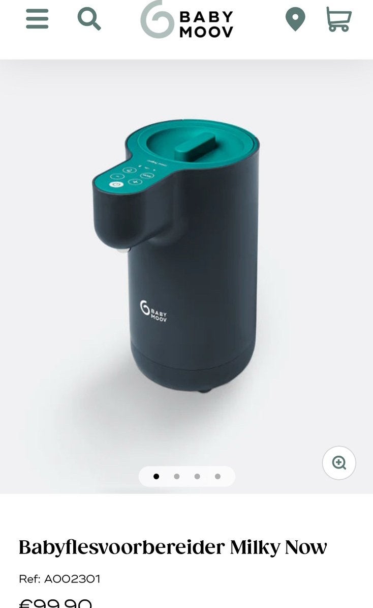 Baby Moov fles voorbereider, Ophalen of Verzenden, Gebruikt, Overige typen