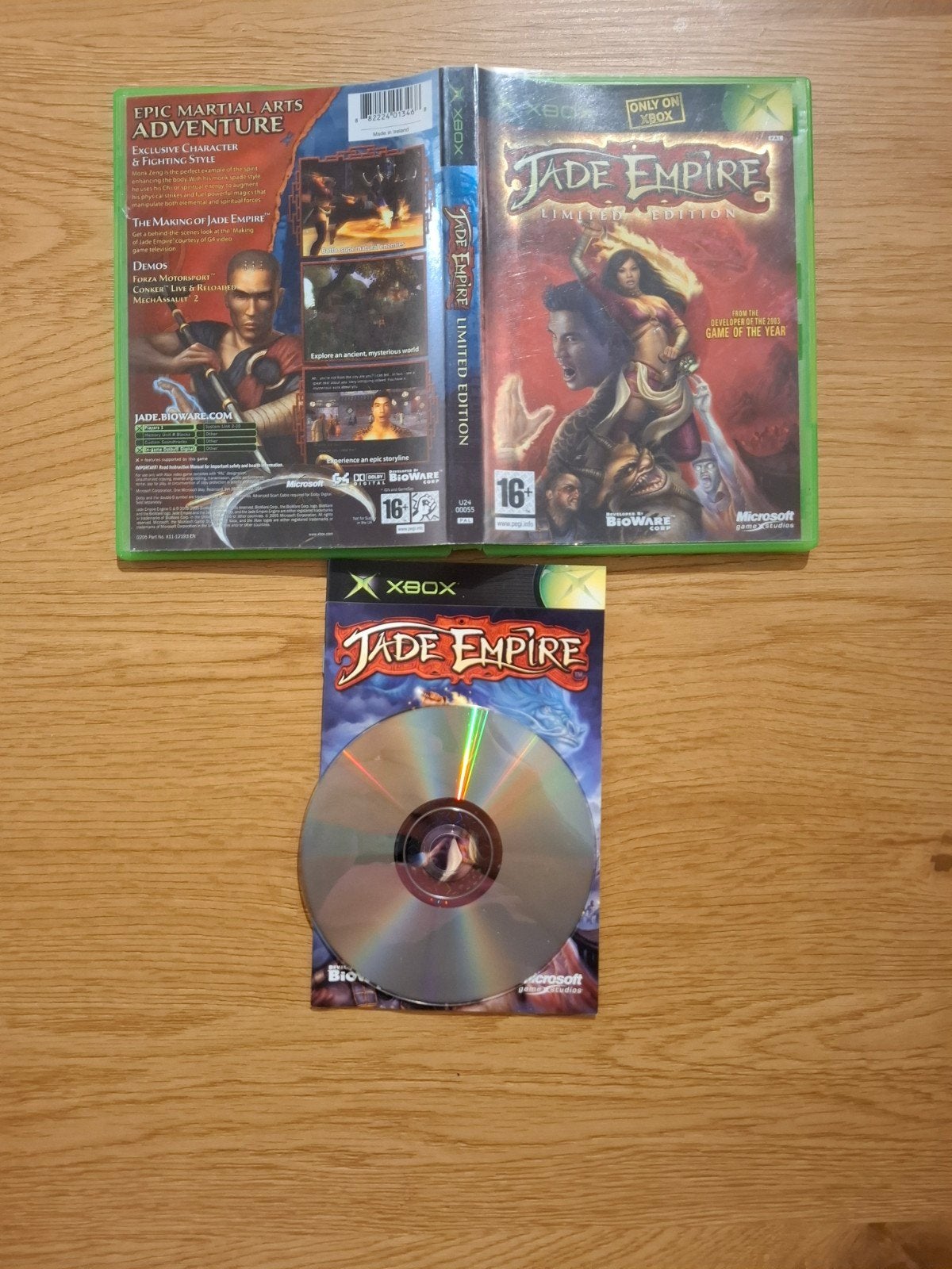 Jade Empire Limited Edition - Xbox (Zo goed als nieuw), 1 speler, Ophalen of Verzenden, Zo goed als nieuw, Role Playing Game (Rpg)