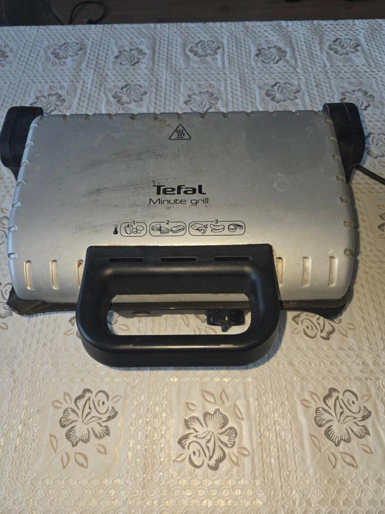 Tefal Minute Grill - Compacte Tafelgrill, Ophalen of Verzenden, Gebruikt, Tafelgrill