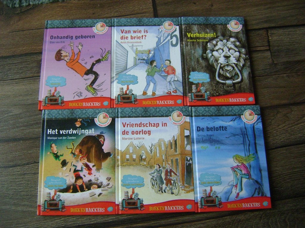 6 delige serie Boekenbakkers, Ophalen of Verzenden, Gelezen, Fictie algemeen