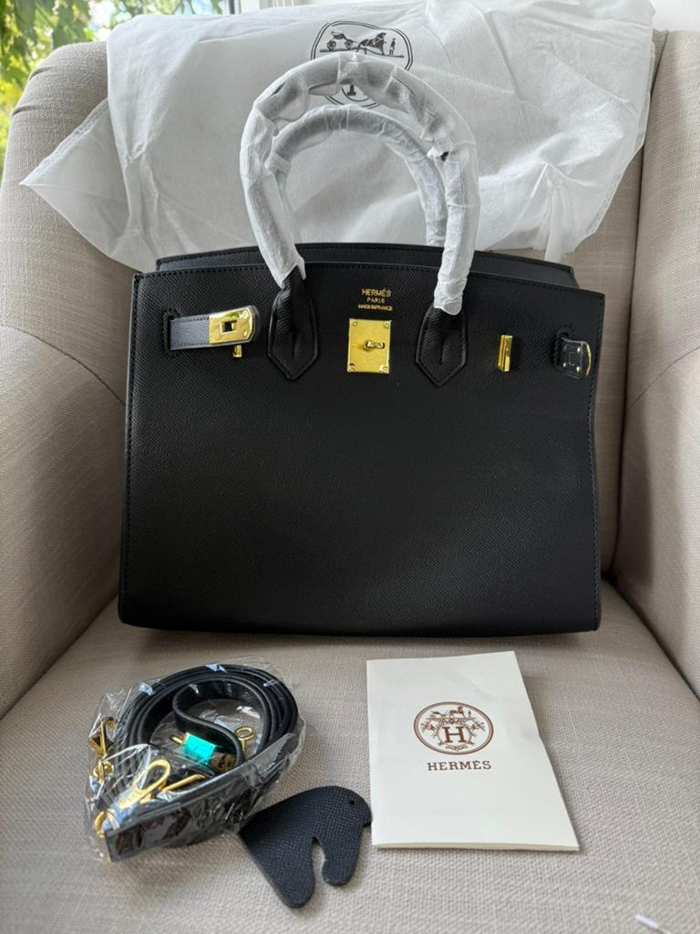 Hermes birkin bag 30 cm zwart, Ophalen of Verzenden, Nieuw, Zwart, Handtas