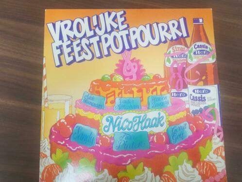 Vrolijke feestpotpourri, Cd's en Dvd's, LP, Ophalen of Verzenden, Zo goed als nieuw, 12 inch