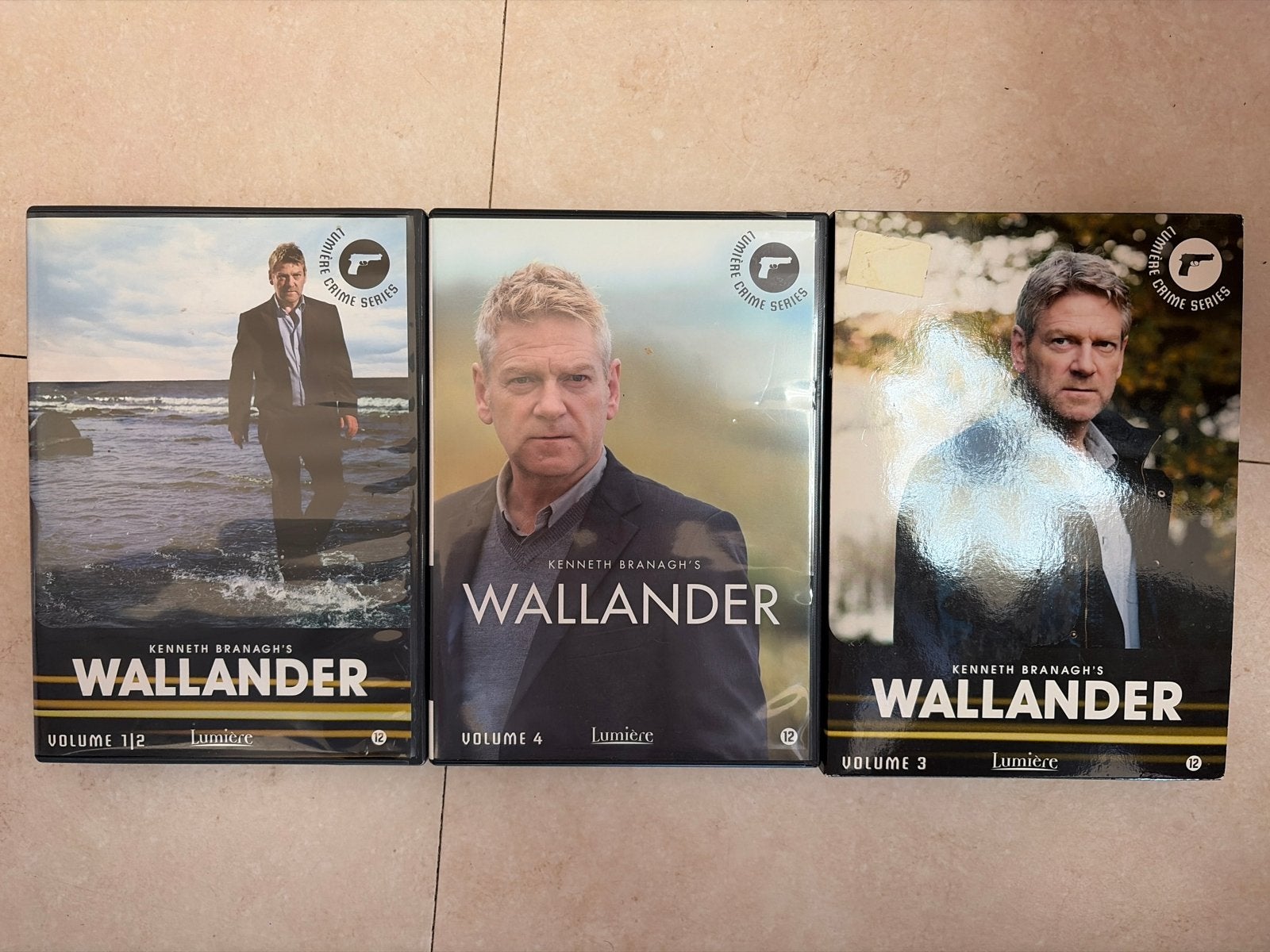 Wallander DVD Boxen - Volumes 1, 2, 3 & 4 (Kenneth Branagh), Ophalen, Gebruikt, Seizoen 1, Misdaad