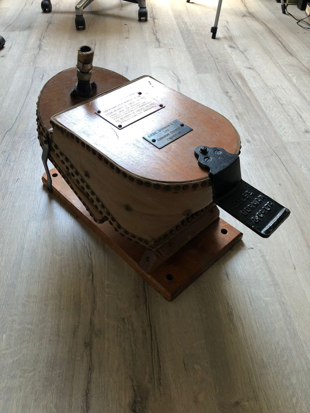 Blaasbalg, Ophalen