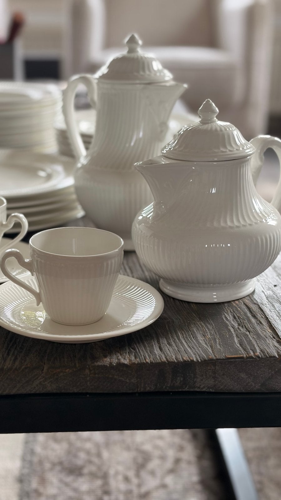 Villeroy & Boch Allegretto wit servies, Ophalen, Keramiek, Zo goed als nieuw, Effen