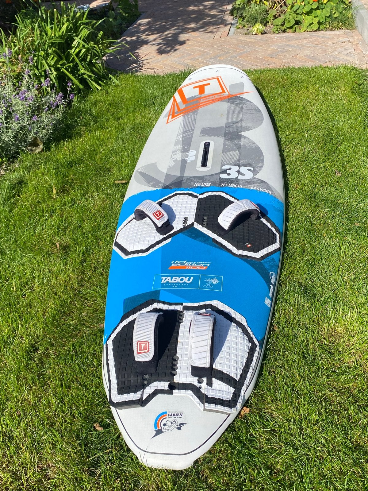 Tabou 3S Windsurfboard, Watersport en Boten, Windsurfen, Gebruikt, Plank, Tabou, Minder dan 250 cm, Ophalen of Verzenden