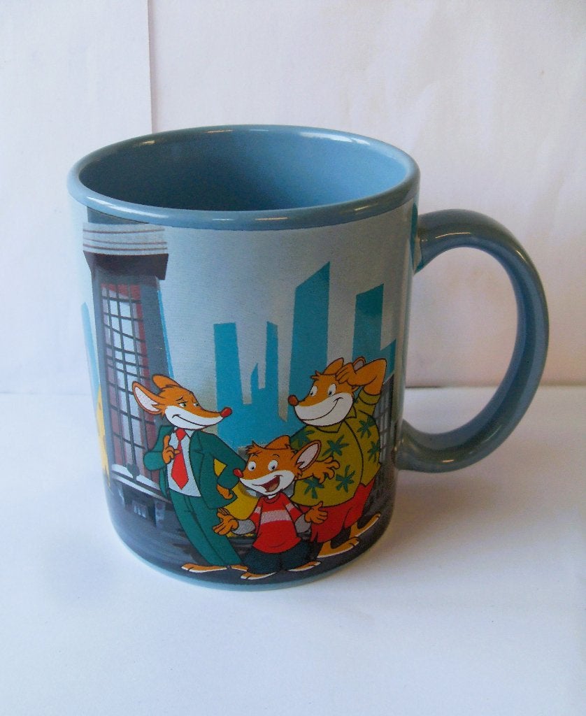 Geronimo Stilton Mok Beker, Verzamelen, Ophalen of Verzenden, Overige figuren, Zo goed als nieuw, Gebruiksvoorwerp