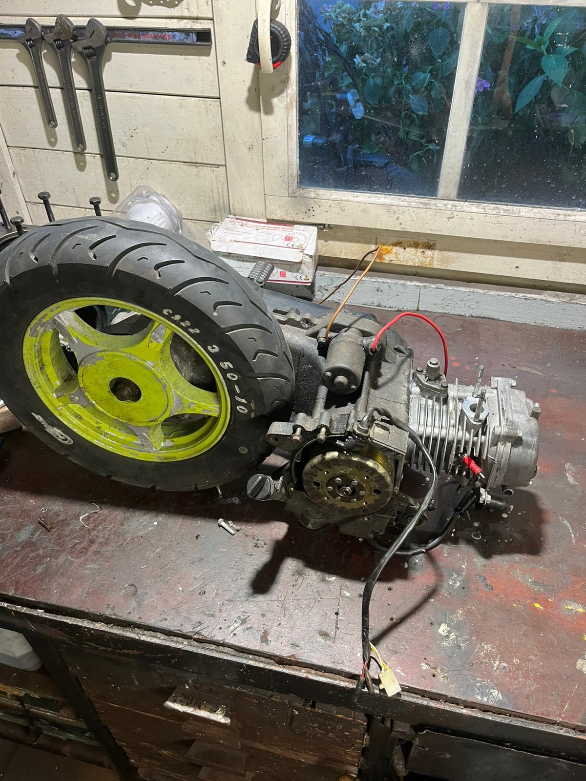 Gy6 70 cc blok, Ophalen