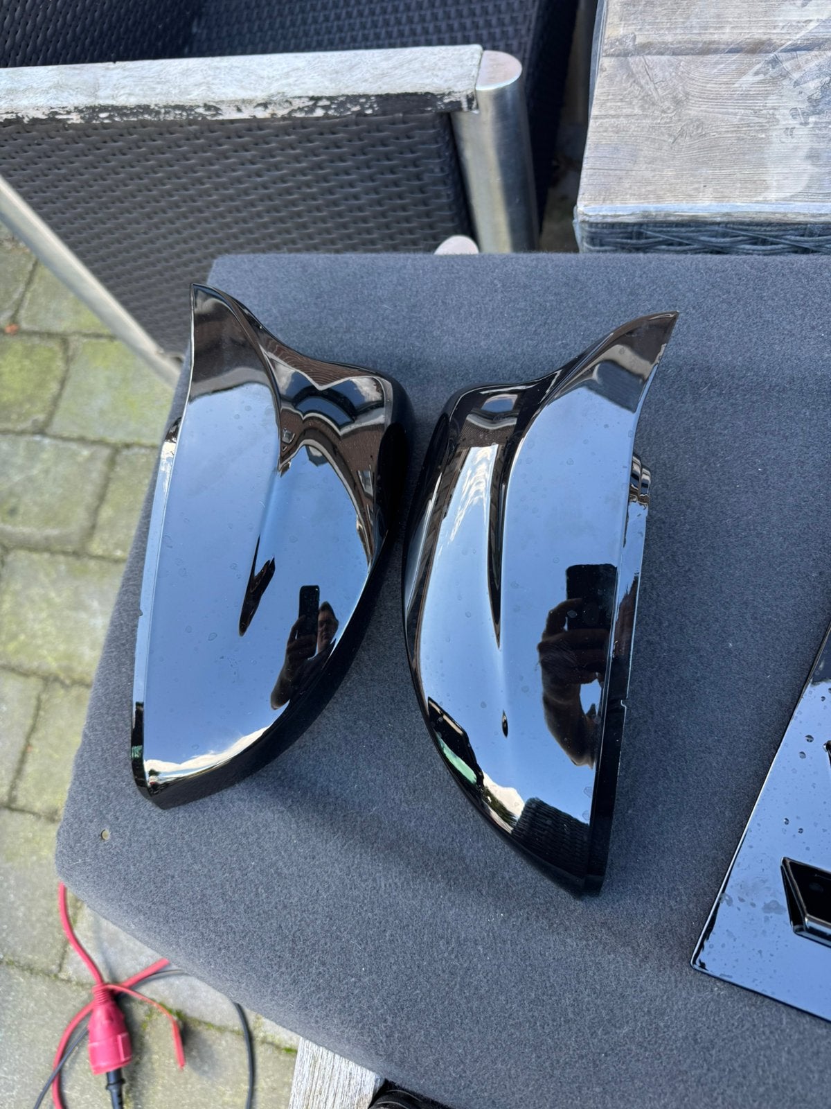 Spiegelkappen golf 6, Auto-onderdelen, Spiegels, Ophalen, Gebruikt, BMW