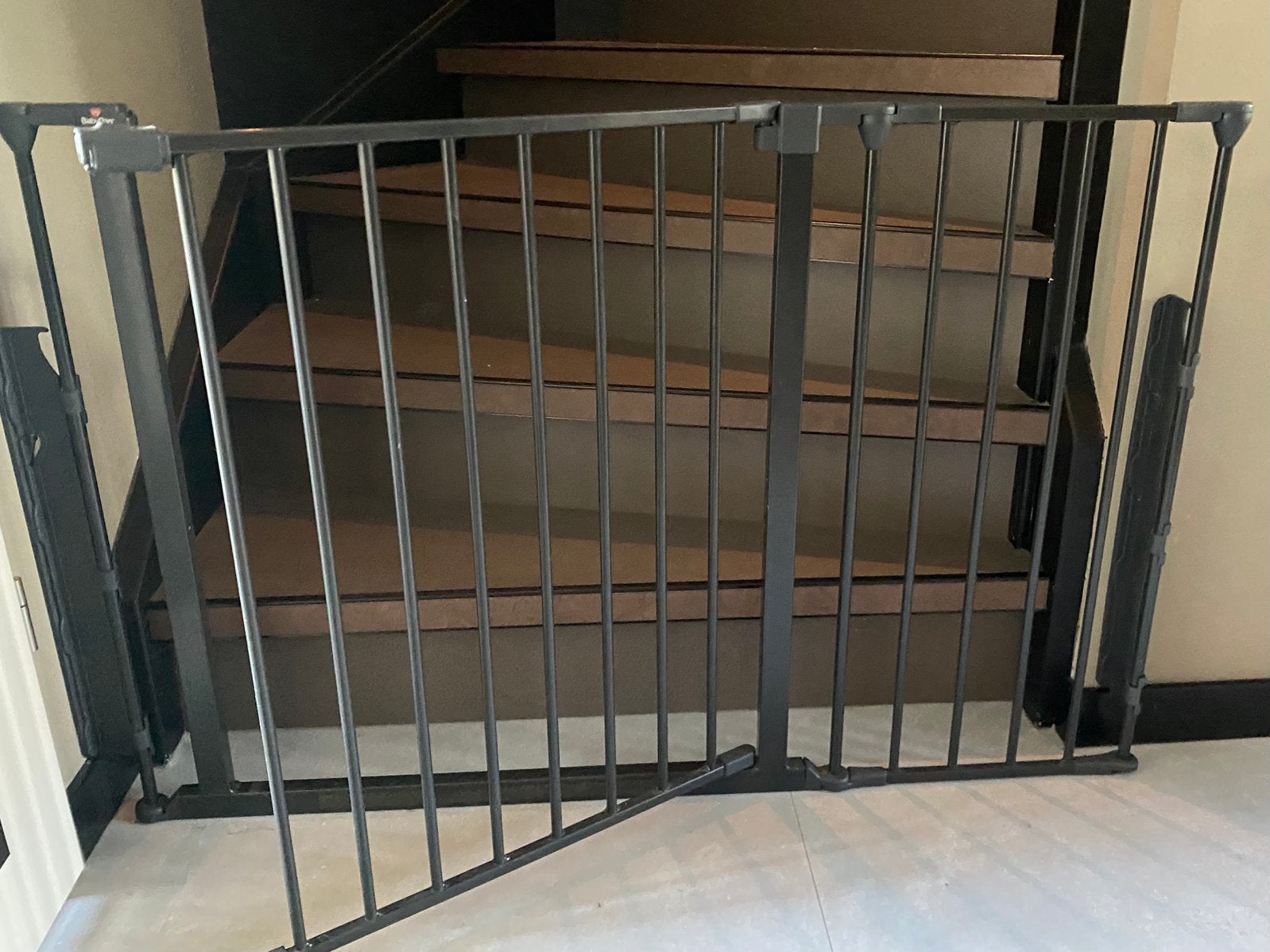 BabyDan hekje plus uitbreidingsset, Kinderen en Baby's, Traphekjes, Ophalen, Zo goed als nieuw, Metaal of IJzer, 115 cm of meer