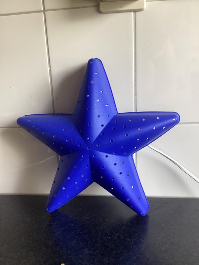 Leuke Sterrenlamp / Nachtlampje - Blauw, Ophalen of Verzenden, Nieuw