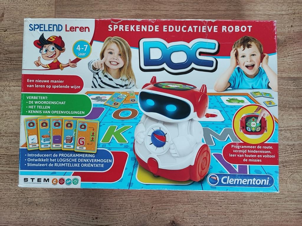 DOC robot clementoni, Ophalen