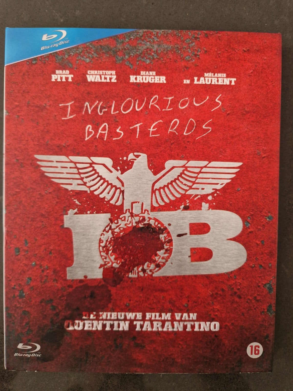 Inglourious Basterds - Quentin Tarantino Blu-ray, Cd's en Dvd's, Blu-ray, Gebruikt, Ophalen of Verzenden