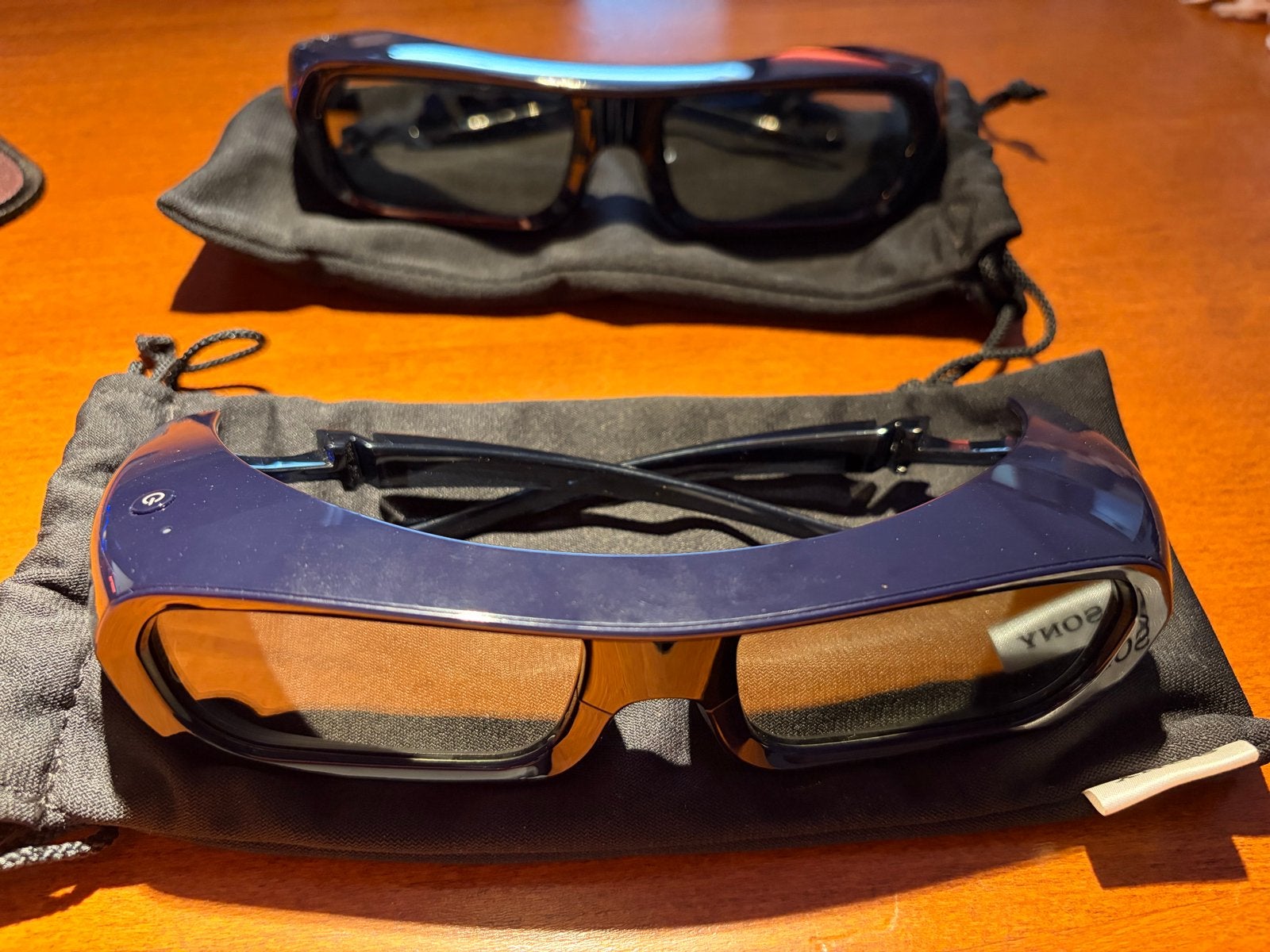 Sony 3D-brillen (2 stuks) - Zo goed als nieuw, Ophalen of Verzenden, Zo goed als nieuw
