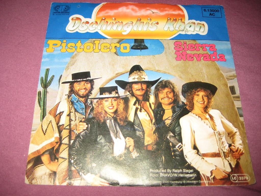 Dschingis Khan: Pistolero (NO99), Ophalen of Verzenden, Zo goed als nieuw, Pop, Single