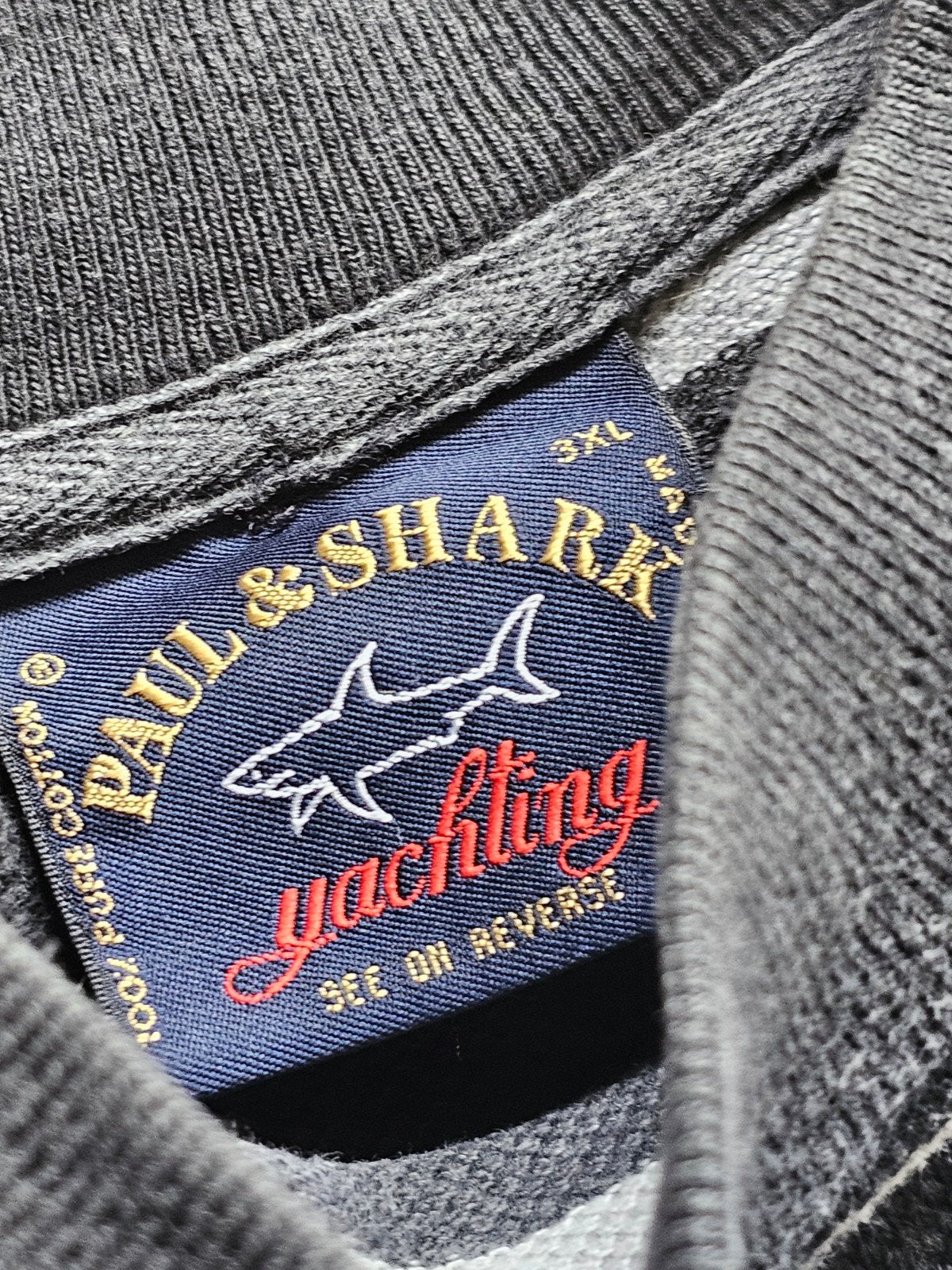 Deze stevige trui van Paul&Shark is maat 3xl xxxl, Kleding | Heren, Trui of Vest, Ophalen of Verzenden, Zo goed als nieuw, Grijs
