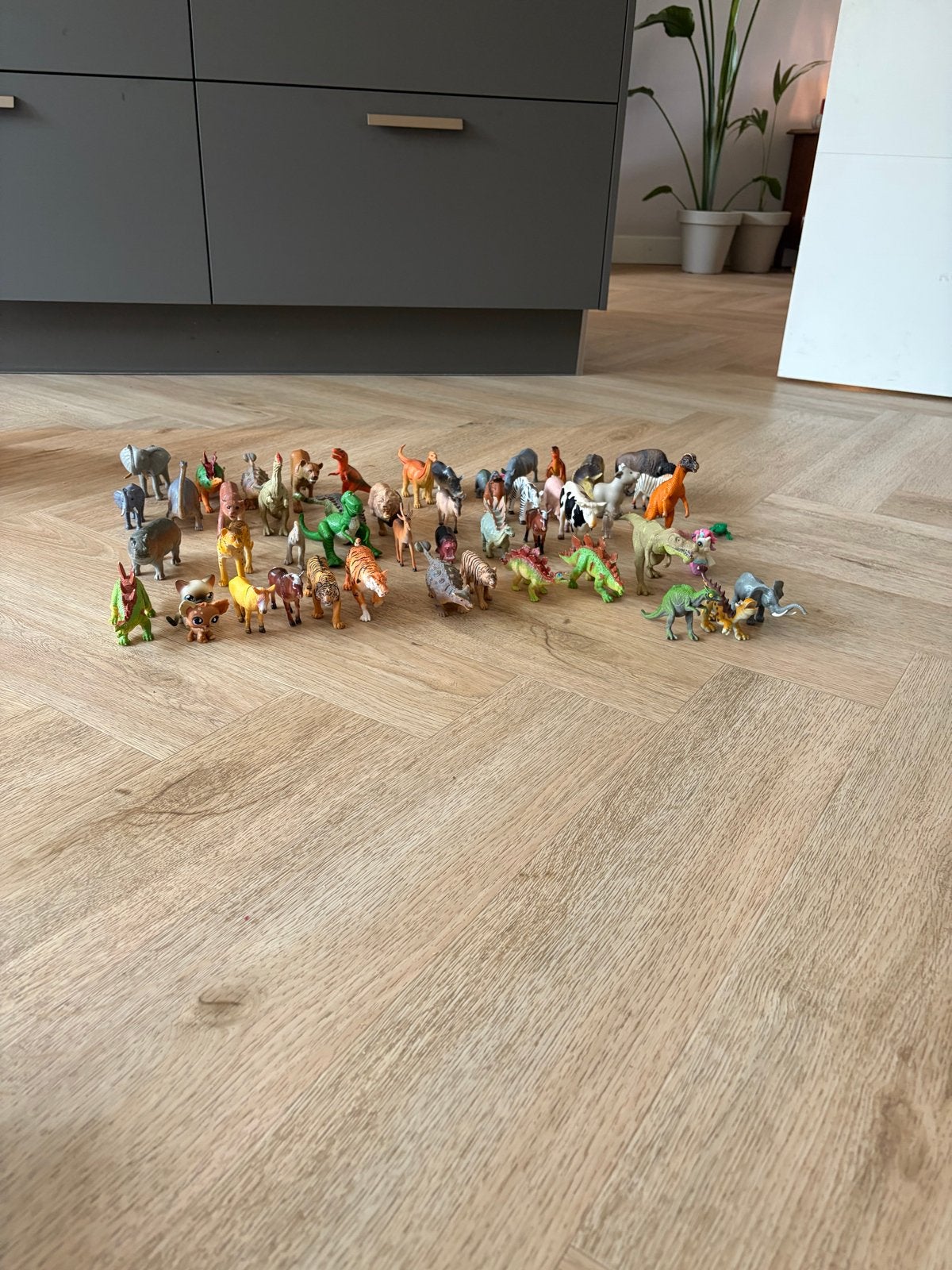 Grote collectie plastic speelgoed dieren, Kinderen en Baby's, Ophalen, Gebruikt