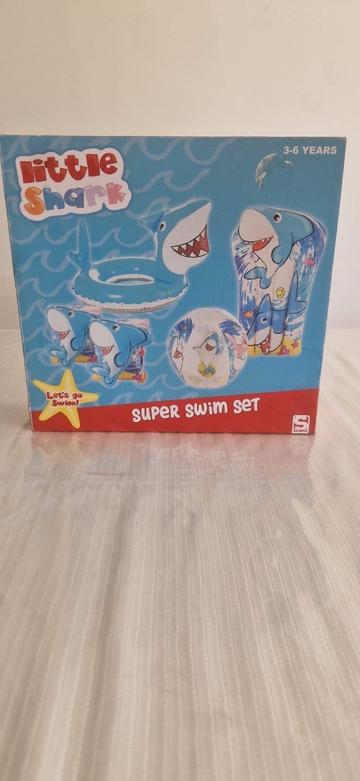 Little Shark Super Swim Set - Zwemband, Armbandjes, Bal, Ophalen, Zo goed als nieuw