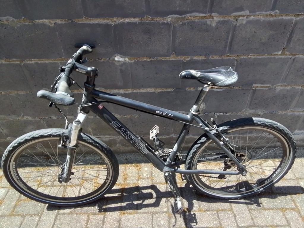 Mountainbike merk santos rijden nog ziet nog goed uit koopje, Fietsen en Brommers, Fietsen | Mountainbikes en ATB, Overige merken