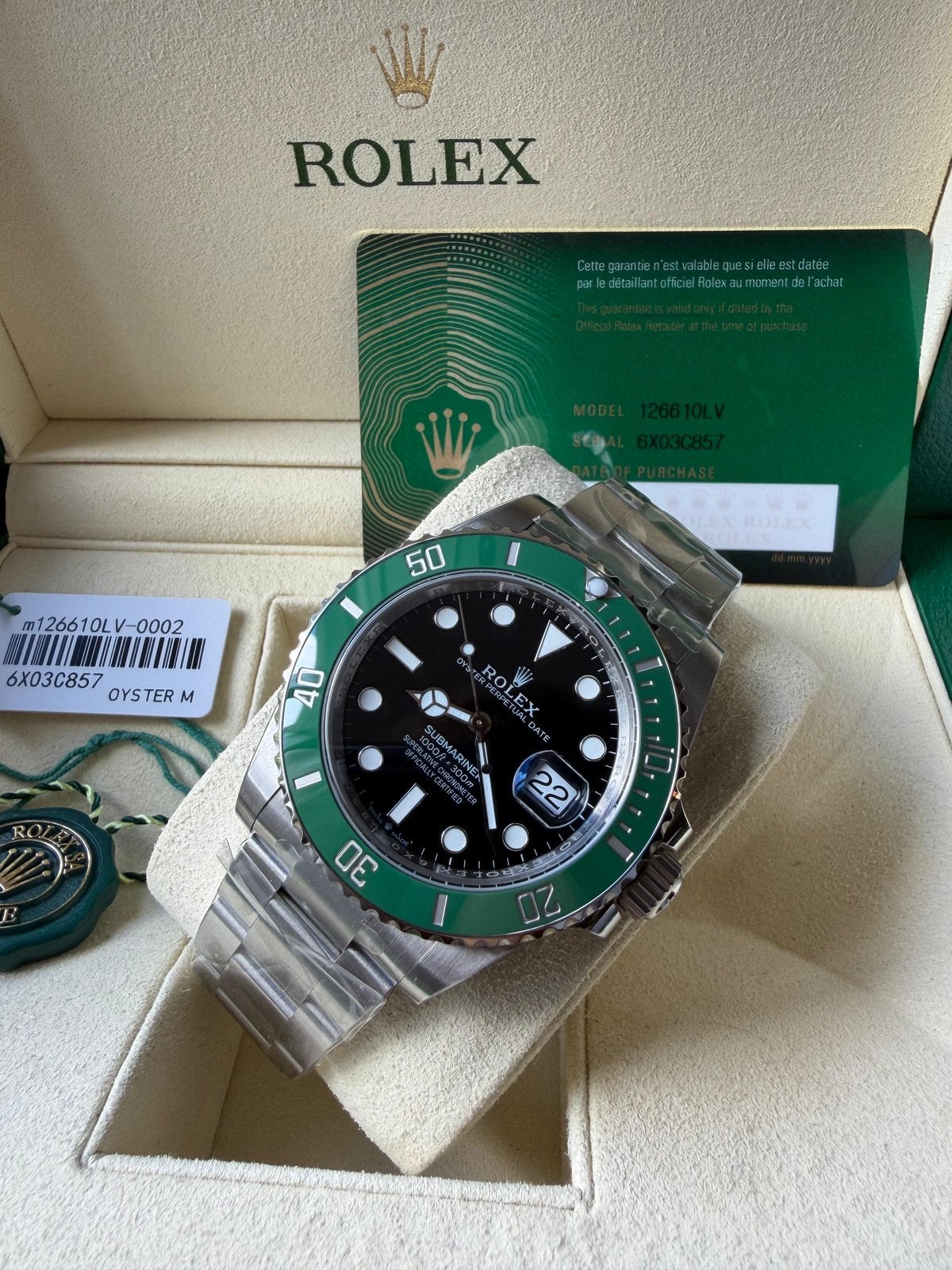 Rolex Submariner Starbucks / Date / No Date, Staal, Polshorloge, Nieuw, Ophalen of Verzenden